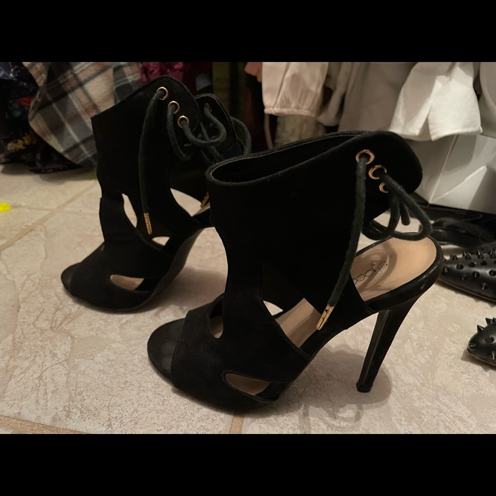 Cute lace up heels